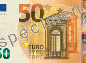 La nuova banconota da 50 euro serie "Europa"