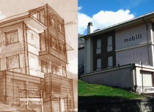 L'edificio Tonetta a Nus