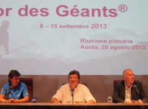 Da sinistra Alessandra Nicoletti, Aurelio Marguerettaz e Renzo Testolin