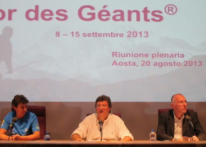 Da sinistra Alessandra Nicoletti, Aurelio Marguerettaz e Renzo Testolin