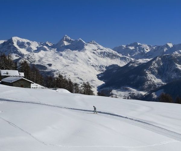 La pista di fondo a Torgnon