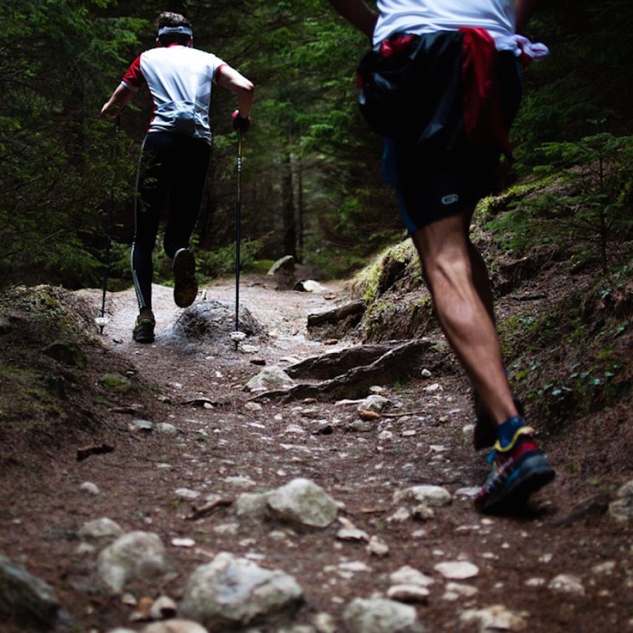 trail, scarpe, corsa in montagna