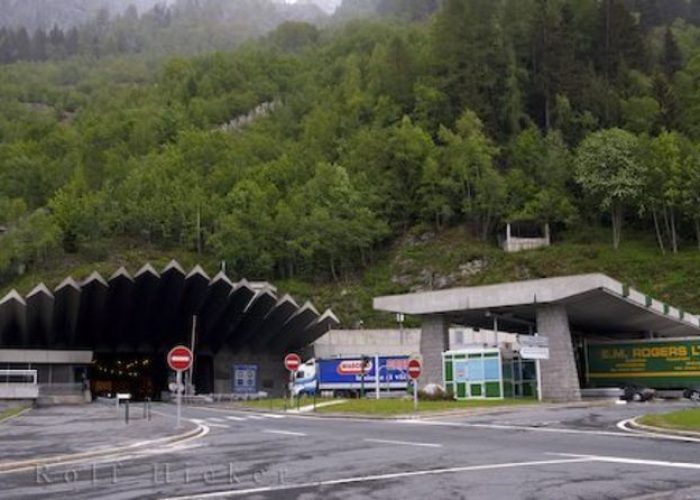 L'entrata del Tunnel da parte francese