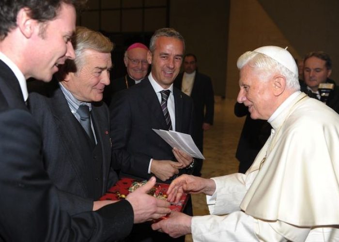 Un momento dell'udienza a Roma