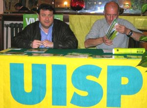 A sx Carlo Finessi, Presidente Uisp VdA