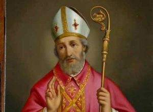 A. Artari - Un particolare del ritratto di sant'Anselmo, collezione Accademia