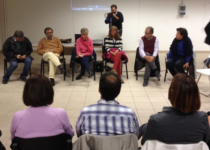 I rappresentanti dei proponenti del progetto "Una famiglia per una famiglia"