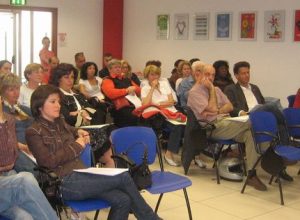 Il pubblico alla presentazione