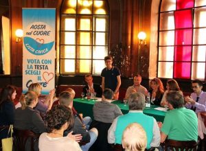 La presentazione della lista Aosta nel cuore