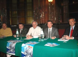 Un momento della conferenza stampa di presentazione dei Campionati veterani 2008