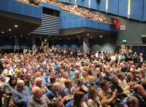 Comizio di chiusura dell'Union Valdotaine