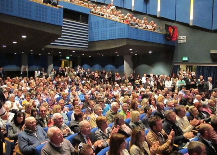 Comizio di chiusura dell'Union Valdotaine