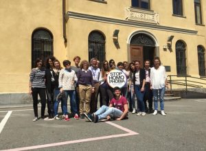 Studenti valdostani "testimonial" della Campagna Stop Omophobia di La Valeur d'Aimer