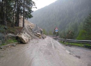 Frana strada regionale 25 per Valgrisenche