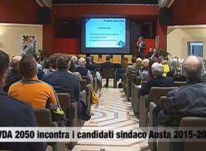 La serata organizzata da VdA 2050