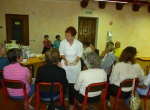 Laura Zenti in una serata dimostrativa