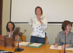 Al centro Tiziana Viberti, presidente della Commissione elettorale