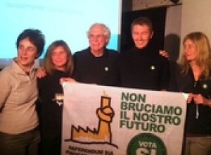 Il Comitato del Sì festeggia il raggiungimento del quorum