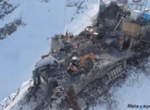 Timelapse sui lavori alle nuove funivie del Monte Bianco