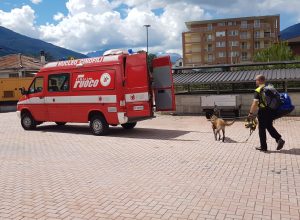 Crollo ponte A10, la partenza dei Vigili valdostani