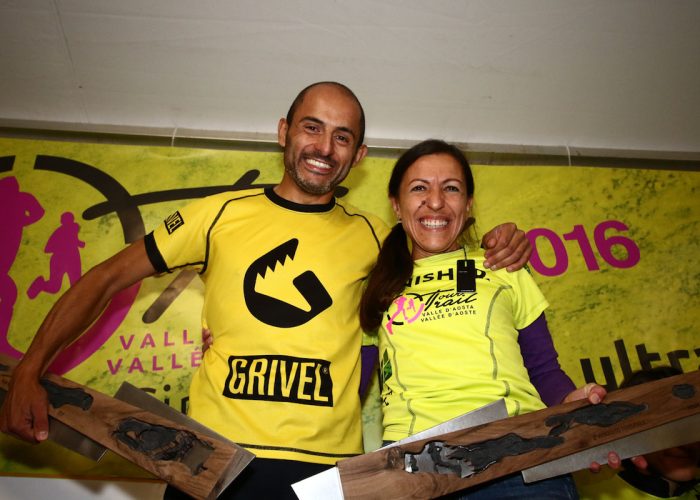 Enzo Benvenuto e Gabriella Boi trionfano nel Tour Trail VdA