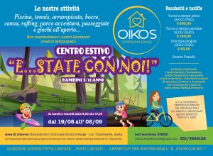 “E… state con noi” centri estivi Oikos