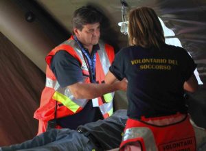 I volontari del soccorso della Valpelline all'opera