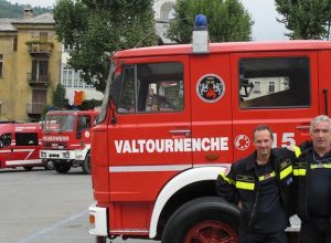 Le iniziative dei Vigili del fuoco in piazza Plouves