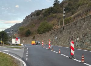 zona rossa a Saint-Denis, Chambave e Verrayes - Immagine d'archivio